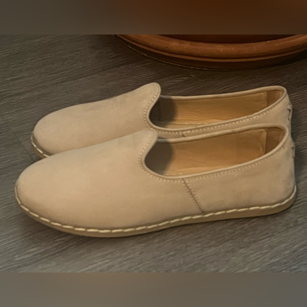 Charix Shoes Womens 39 8.5 Beige Tan Leather Nubuck Suede  Istanbul Comfort